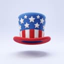 Civik app icon, a felt Uncle Sam top hat